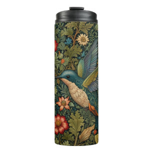 Elegante Hummingbird-Kunstwerke mit böhmischer Blü Thermosbecher