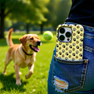 Elegante Hunde-Pfoten Case-Mate iPhone 14 Pro Hülle