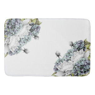 Elegante Hydrangeas-Badezimmer-Matte Badematte