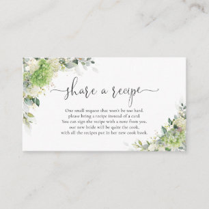 Elegante Hydrangeen Brautparty Teile Ein Rezept Begleitkarte