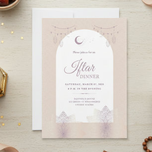 Elegante Iftar-Abendessen-Einladungskarte Einladung