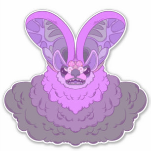 Elegante im Dunkeln Aufkleber