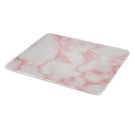 Elegante Imitat Rosa Marmor Schneidebrett