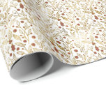 Elegante Imitate Foil Christmas Holiday Botanicals Geschenkpapier<br><div class="desc">Elegante Imitate Foil Christmas Holiday Botanicals Wrapping Paper *NICHT REAL FOIL</div>