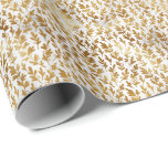 Elegante Imitate Foil Christmas Holiday Botanicals Geschenkpapier<br><div class="desc">Elegante Imitate Foil Christmas Holiday Botanicals Wrapping Paper *NICHT REAL FOIL</div>