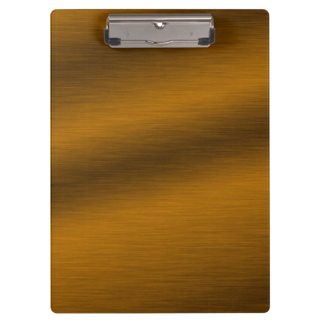 Elegante Imitate gebürstet Bronze Klemmbrett (Vorderseite)