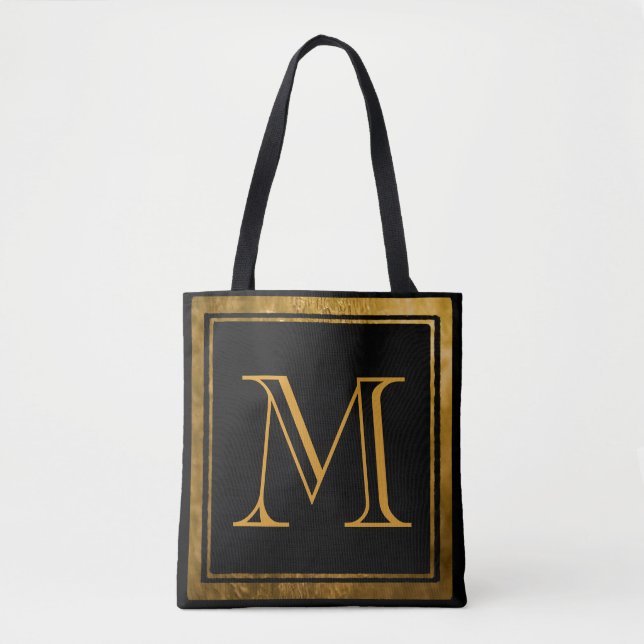 Elegante Imitate Gerahmtes Monogramm (Vorderseite)