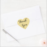 Elegante Imitate Gold Gastgeschenke Hochzeit Viele Herz-Aufkleber<br><div class="desc">Maßgeschneiderte,  personalisierte,  elegante Typografie,  schwarz und goldgelb,  Drehbuch danke Herzklopfen. Ein eleganter Dankeschön-Aufkleber für die Abdichtung Ihrer Gastgeschenke für Hochzeiten,  Jubiläumsfeiern,  Empfang,  Feiern,  Geburtstag,  Brautparty,  Babydusche,  Feiertage,  oder jeden anderen besondere Anlass.</div>
