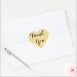 Elegante Imitate Gold Gastgeschenke Hochzeit Viele Herz-Aufkleber<br><div class="desc">Maßgeschneiderte,  personalisierte,  elegante Typografie,  schwarz und goldgelb,  Drehbuch danke Herzklopfen. Ein eleganter Dankeschön-Aufkleber für die Abdichtung Ihrer Gastgeschenke für Hochzeiten,  Jubiläumsfeiern,  Empfang,  Feiern,  Geburtstag,  Brautparty,  Babydusche,  Feiertage,  oder jeden anderen besondere Anlass.</div>