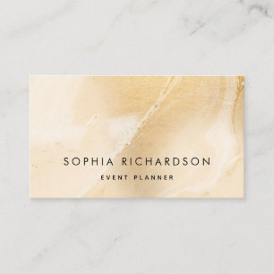 Elegante Imitate Gold Marmor mit einfachem Text Visitenkarte
