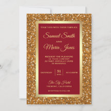 Elegante Imitate Goldene Foil Glitzer