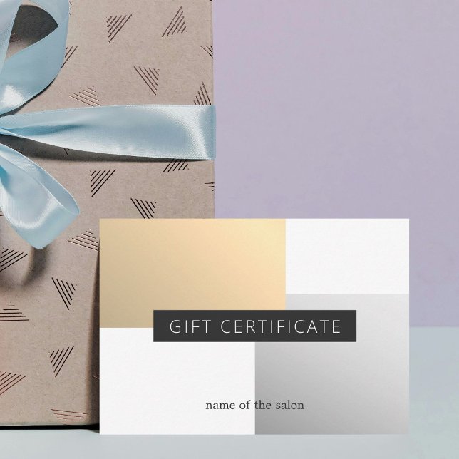 Elegante Imitate Goldene silberfarbene geometrisch (Von Creator hochgeladen)