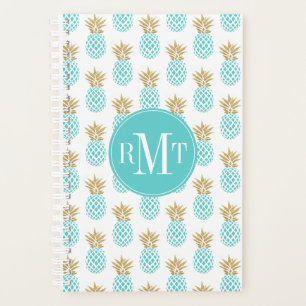 Elegante Imitate goldenes tropisches Ananas-Muster Planer