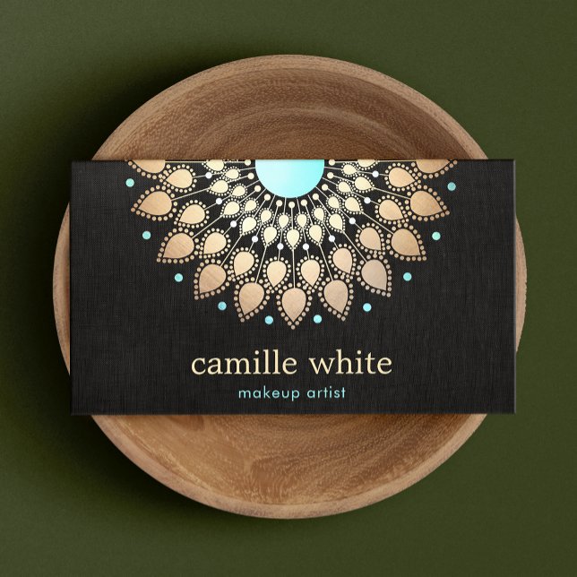 Elegante Imitate Lotus Blume Visitenkarte (Von Creator hochgeladen)