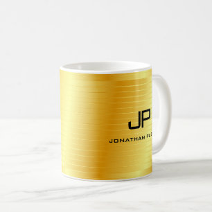 Elegante Imitate Mit Monogramm Vorlage Kaffeetasse