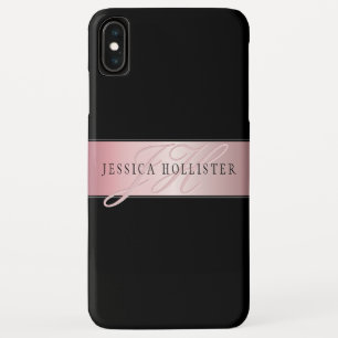 Elegante Imitate Rose Gold   Name & Initialen Case-Mate iPhone Hülle