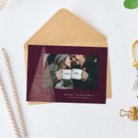 Elegante Imitate Rose Goldbaum ein Foto Weihnachte