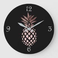 elegante Imitate Rose Goldene Ananas