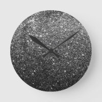 Elegante Imitate Schwarzer Glitzer
