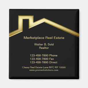 Elegante Immobilien-Geschäftsmagnete Magnet