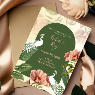 Elegante indische Hochzeitseinladung Einladung