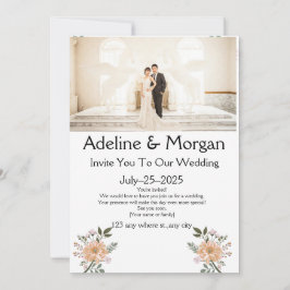 Elegante, individuell anpassbare Einladungskarten