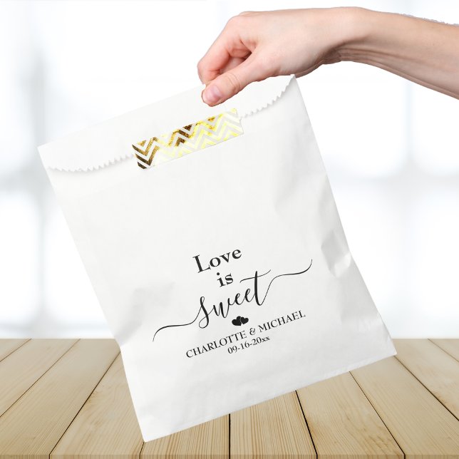 Elegante, individuell anpassbare Gefälligkeitstasc Geschenktütchen (Elegant Customizable Favor Bags For Weddings)