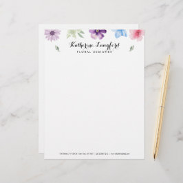 Elegante, individuell anpassbare Vorlage Briefbogen