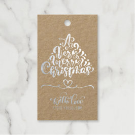 Elegante, individuell anpassbare Weihnachtslieder- Geschenkanhänger