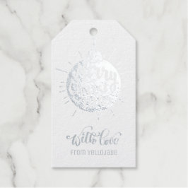 Elegante, individuell anpassbare Weihnachtslieder- Geschenkanhänger