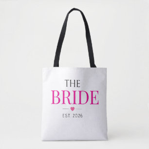 Elegante individuelle Braut-Tasche mit Datum
