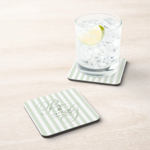 Elegante individuelle Hochzeits-Cocktail-Dekoratio Getränkeuntersetzer