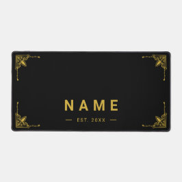 Elegante Individuelle Name-Schreibtischmatte für Z Schreibtischunterlage