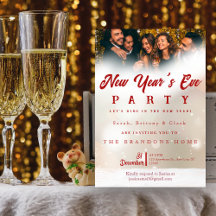 Elegante individuelle Silvesterparty mit Foto
