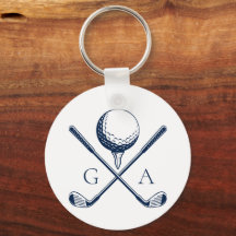 Elegante Initialen Benutzerdefiniertes Golfgeschen