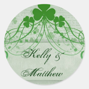 Elegante Iren Runder Aufkleber