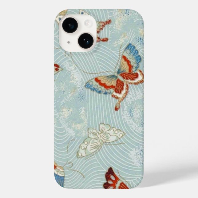 Elegante japanische Washi Origami Butterflies Case-Mate iPhone Hülle (Rückseite)