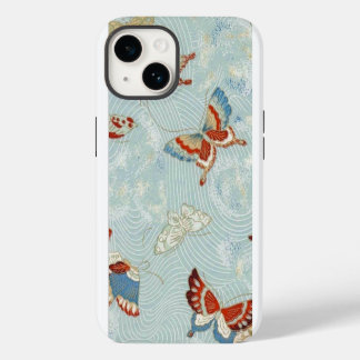 Elegante japanische Washi Origami Butterflies iPhone 14 Hülle