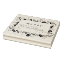 Elegante Journalistik Scrapbooking Frohe Weihnacht