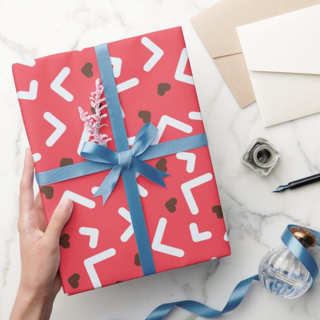 Elegante Joyful Whimsical Saisonale Trauzeugen Ges Geschenkpapier (Schenken)