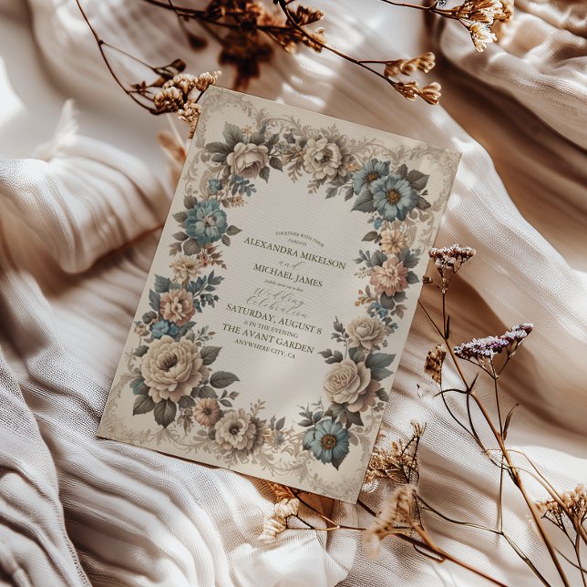 Elegante Jugendstil-Einladung zur Hochzeit Einladung (Von Creator hochgeladen)