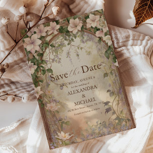 Elegante Jugendstil-Hochzeit Save The Date
