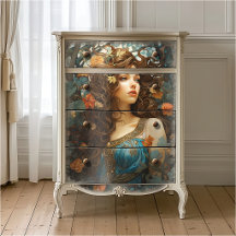 Elegante Jugendstil Vintage Viktorianische Göttin