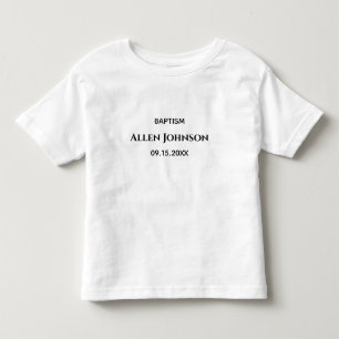 Elegante Jungen Taufe Kleinkind T-shirt