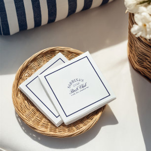 Elegante Junggesellinnenabschied-Papiernapkins im Serviette