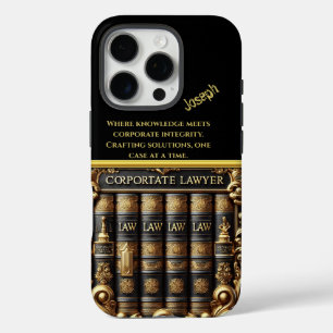 Elegante juristische Bücher mit Expertenwissen iPhone 16 Pro Hülle