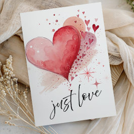 Elegante „Just Love“-Hochzeit - Minimalistischer R Einladung