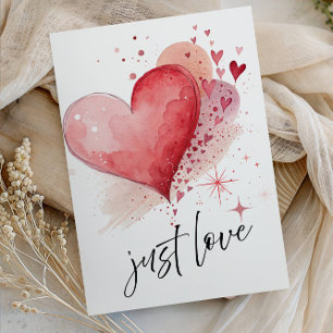 Elegante „Just Love“-Hochzeit - Minimalistischer R Einladung