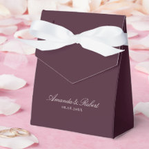 Elegante Kalligrafie Pflaumenhochzeit