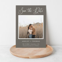 Elegante Kalligrafie Rustikale Hochzeitsfotografie